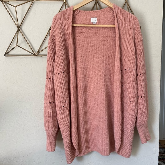 a new day Sweaters - A NEW DAY | Peachy Pink Sweater